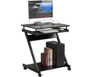 Techly ICA-TB 935B Bureau d'ordinateur mobile 590x370mm noir