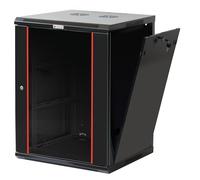 Techly Professional 620683 Armoire murale 19" 15 unités Section unique Prof. 600 mm Noir Noir