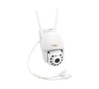 Technaxx 3MP WiFi PT Caméra Dome TX-192 - Caméra de sécurité extérieure FullHD WiFi avec APP - Détection de Mouvement, Fonction d'alarme, étanche IP66, Vision Nocturne, Audio bidirectionnel