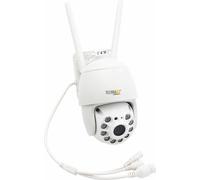 Technaxx 3MP WiFi PT Caméra Dome TX-192 - Caméra de sécurité extérieure FullHD WiFi avec APP - Détection de Mouvement, Fonction d'alarme, étanche IP66, Vision Nocturne, Audio bidirectionnel