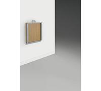 TECHNIK TEAM ALG.532 Muna Meuble mural pour table murale pliante en aluminium laqué Argenté