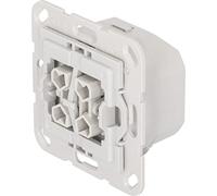 TechniSat Interrupteur marche/arrêt encastrable avec bascule plate | Boîte d’encastrement, Z-Wave Plus, commande d’éclairage, compatible avec la gamme d’interrupteurs Merten System M