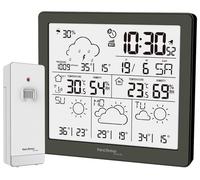 Techno Line WD2200 - Station Météo avec Prévision Météorologique de 3 Jours, Emetteur Extérieur, Données sur la Station et sur le Téléphone Portable (Application Direct Weather)