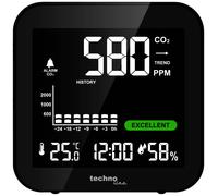 Techno Line WL1025 WL1025 Mesure du taux de CO2/ Affichage du taux de CO2