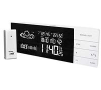 techno line WS 6870 Station Météo avec Horloge Noir/Blanc