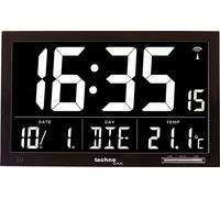 Techno Line WS 8007 - Réveil - rectangulaire - électronique - bureau, adapté au montage mural