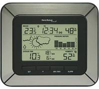 techno line WS 9273-IT Station Météo avec Horloge Noir/Aluminium