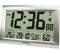 techno line WS8009 Horloge Radio- Pilotée Gris