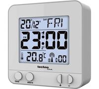 La Crosse Technology Réveil radiopiloté Techno Line WT235 argent 1 heure de réveil