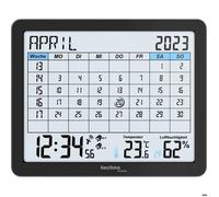 Techno Line WT2600 radiopiloté(e) Calendrier noir Heures de réveil 2