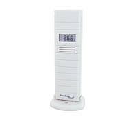 Technoline , avec émetteur extérieur, TX29 DTH-IT, transmetteur de température et d'humidité avec affichage, 868 MHz, blanc, 38 x 21 x 129 mm