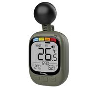 technoline EA 3060 WBGT - Moniteur de stress thermique avec indicateur de température et d'humidité - Système d'alerte WBGT - Intérieur et extérieur - Fonction alarme - Idéal pour le sport, le travail