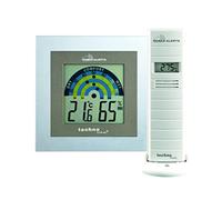 Technoline MA10260 Set de Capteurs avec Station de Climat intérieur supplémentaire pour Le système Mobil Alerts avec Cadre Transparent 10 x 2 x 10 cm, Blanc/Gris