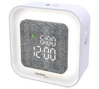 Technoline Réveil LED Intelligent, réglage Automatique de l'éclairage, numérique, veilleuse, câble USB, éclairage à intensité Variable, veilleuse