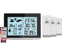 technoline Set WS6762 SETWS6762 + 2 x TX205DTH-IT Station noire émetteur blanc