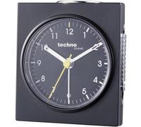 Technoline Smart Effects Genova Q Réveil Quartz Fonction répétition / alarme crescendo / mouvement silencieux Noir