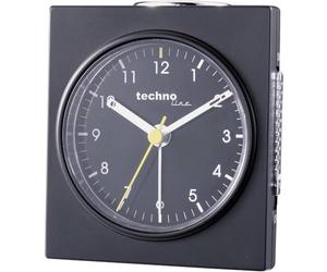 Technoline Smart Effects Genova Q Réveil Quartz Fonction répétition / alarme crescendo / mouvement silencieux Noir