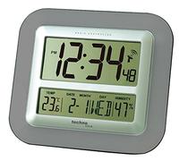 Technoline WS8006 Horloge Murale Radio- Pilotée Calendrier affichage de la température (Anthracite)