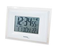 Technoline WS8008 Horloge Radio- Pilotée Blanc/Transparent
