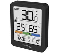 Technoline WS9488 Thermomètre hygromètre avec température extérieure, affichage de confort, humidité de l'air, température intérieure, rétroéclairage, heure