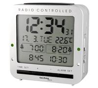 Technoline WT 245 Réveil Radio-piloté 4 alarmes Argenté