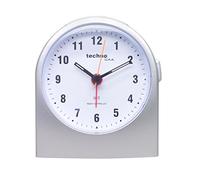 Technoline WT 753, Réveil Radio, réveil, Horloge Radio, Argent, Alarme, Fonction Snooze, 95 x 52 x 110 mm