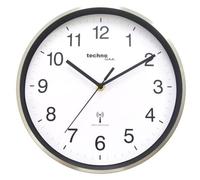 Technoline WT 8925 Horloge murale et de table Horloge radio-pilotée Rond Argent et Blanc argent