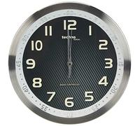 Technoline WT 8970 Horloge Murale, Aluminium/Noir