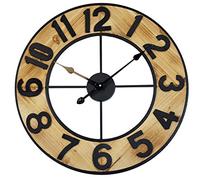 Technoline WT1610 Horloge Murale analogique à Quartz Aspect Rustique/rétro Ø 60 cm XXL