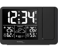technoline WT548 Réveil par projection | Prévisions météorologiques | Possibilité de coupler jusqu'à 3 émetteurs extérieurs | Affichage de la pression atmosphérique | Tendance météorologique