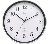 Technoline WT8030 Horloge murale radio Argenté 30 x 30 x 4,3 cm