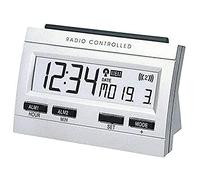 La Crosse Technology Réveil radio-piloté Techno Line 02991 2 alarmes Argent