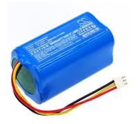 TECHTEK Batterie 2600mAh Compatible avec [Cecotec] Conga 2299, Conga 2299 Ultra Home Vital, pour [Trifo] Ironpie M6, Ironpie M6+, M6, M6+, M662, T6, pour [Neebo] Laser, White, pour [Ikohs Create] Net