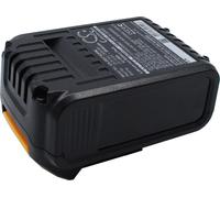 TECHTEK Batterie compatible avec [DeWalt] 120V MAX, 12V MAX Li-ion, 20V MAX, 60V MAX, CL3.C18S, DCB184, DCB184-XJ, DCB184-XR, DCD700, DCD710, DCD710D