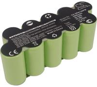TECHTEK Batterie compatible avec [Gardena] 2110, 2150, 2155, 2165, 2169, 2170, 2180, 2185, 2190, 2220, 2225, 2252, 2253, 2255, 2262, 2263, 2264 rempl