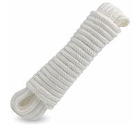 TECHZOCO Corde en polypropylène tressé, matériau nylon tressé, corde pour auvents, stores, serres, drapeaux, bricolage, nautique, pêche et amarrage, dimensions : Ø 8 mm x 10 mètres
