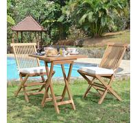 Teck'Attitude Salon de Jardin en Teck Massif Sawu, 2 Places