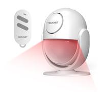 TECKNET Alarme Maison sans Fil avec Télécommande, 125dB, Portée de Détection de 120°, Sirene Alarme Exterieure pour Maison, Appartement, Boutique, Garage et Bureau