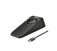 TECKNET Butée de Porte avec Alarmee, Cale Porte Alarme avec Double Alarme Sonore et Lumineuse, Alarme de butée de porte Rechargeable, Door Stop Alarm Adaptée à la Maison, à l'hôtel et aux Voyages