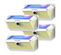 TECKNET Lampe Solaire Extérieur, 4200LM,416 LEDs, Éclairage à 300°