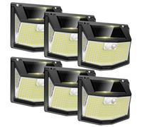 TECKNET Lampe Solaire Extérieur, Projecteur Solaire avec Lumière 300°, 6pcs