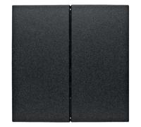Tecla doble para interruptores/reguladores, series berker S.1/ B.3/ B.7 de hager, antracita