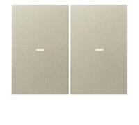Tecla para pulsadores KNX con BCU integrada, 2 fases, series berker K.x de hager, acero