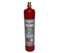 Tecno Cold | Gaz réfrigérant R290 propane en bouteille de 370 g - Réfrigérant naturel pour climatiseurs et réfrigérateurs - Haute pureté - Bouteille pour recharge d'installations HVAC