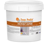 Tecno Prodist TECPINT SUPER de 1 Kg (BLANC) Peinture Externe et intérieur à l'eau - Grande blancheur - Lavable - Application facile