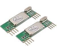 TECNOIOT 2pcs RXB6 433MHz Superheterodyne Wireless Receiver Module