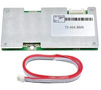TECNOIOT 7S 40A 24V Li-ION Lipo Lithium 18650 Carte de Protection de l'alimentation de la Batterie avec Balance