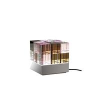 Tecnolumen Cubelight LED Tischleuchte, 10x transparent, 4x rosé, 4x noir