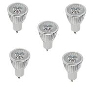 TECNOLUX EURO-GU10 6400K Réflecteur de lumière froide Ampoule LED 6W (Pack 5)