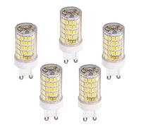 TECNOLUX EURO Lot de 5 ampoules G9 220 V 6500 K lumière froide 10 W